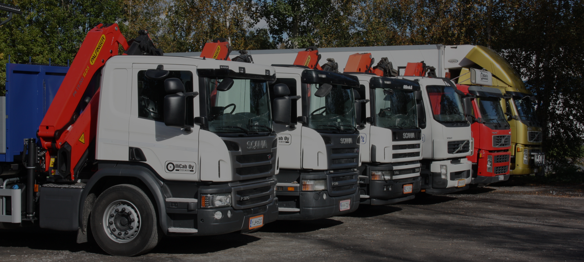 Ollicabin kuljetuskalustoa